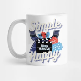 Simple things makes me happy t-shirt( Cinema Edition) Mug